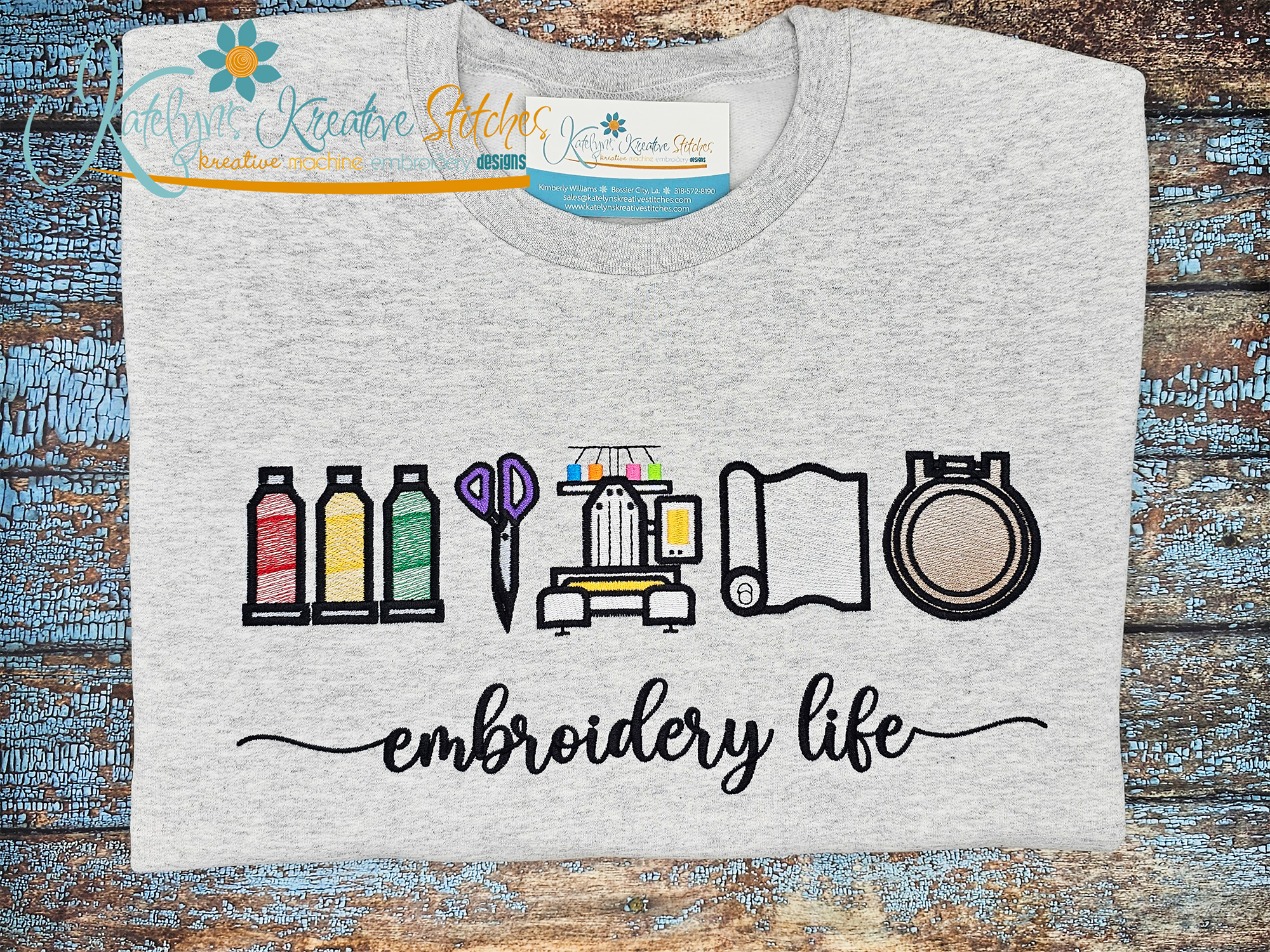 Embroidery Life Icon Design