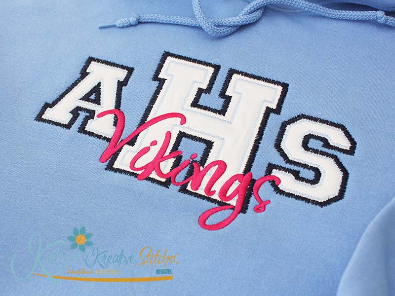 Hand Stitched Applique Font