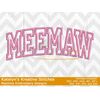 MeeMaw Arched Applique