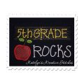 5th Grade Rocks Chalkboard Applique