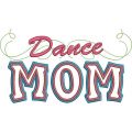 Dance Mom Applique with a Twist Snap Shot