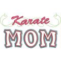 Karate Mom Applique with a Twist Snap Shot