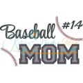 Baseball MOM Filled Snap Shot (Numbers not included)