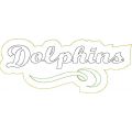 Dolphins Distressed Applique Snap Shot