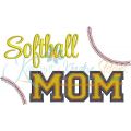 Softball MOM Filled Snap Shot (Numbers not included)