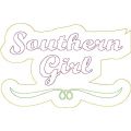 Southern Girl Distressed Applique Snap Shot
