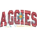 Aggies Arched 4x4 Satin Snap Shot