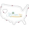 United States Distressed Applique Snap Shot