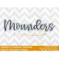 Mounders Script Embroidery File