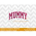 Mummy Arched Satin Embroidery