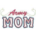 Army Mom Applique Snap Shot