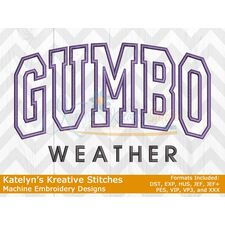 Gumbo Weather Arched Applique