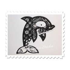 Arctic Whale Applique