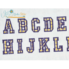 College Applique Font