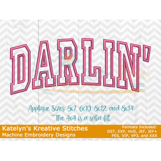 Darlin Arched Embroidery