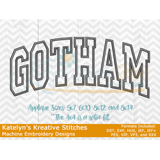 Gotham Arched Embroidery