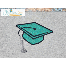 Graduation Cap Applique