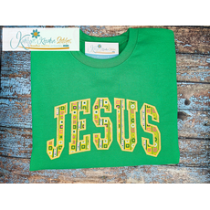 Jesus Arched Embroidery