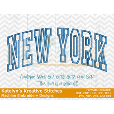 New York Arched Embroidery