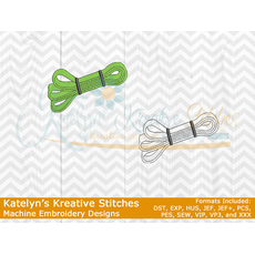 Stretching Straps Embroider Design