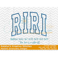 RIRI Arched Embroidery