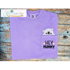 Hey Mummy - Pocket Peekers Embroidery Design