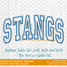 Stangs Arched Embroidery