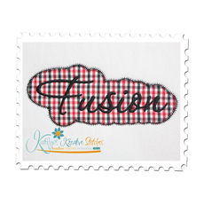 Fusion Applique Script Zig Zag