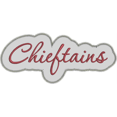 Chieftains Applique Script Zig Zag Snap Shot