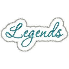 Legends Applique Script Zig Zag Snap Shot