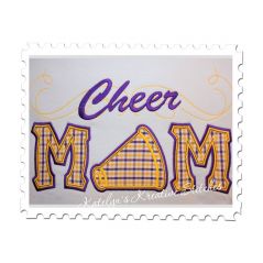 Cheer Mom Applique with a Twist