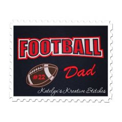 Football Text with Football Applique