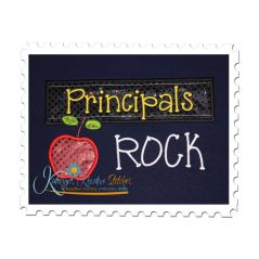 Principals Rock Chalkboard Applique