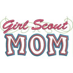 Girl Scout Mom Applique with a Twist Snap Shot