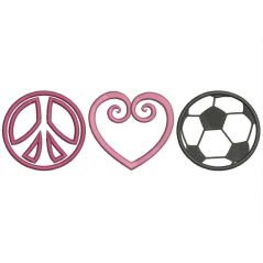 Peace Love and Soccer Snap Shot