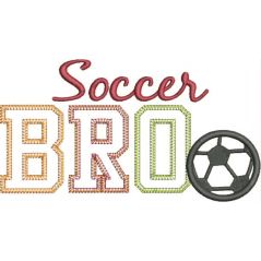 Soccer BRO Applique Vintage Snap Shop