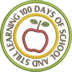 100 Days and Still Learning Applique Snap Shot