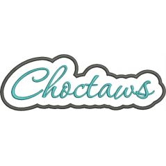 Choctaws Applique Script Satin Snap Shot