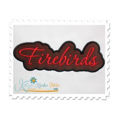 Firebirds Applique Script
