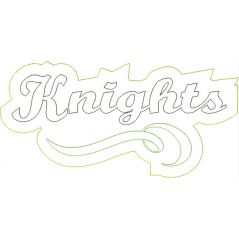 Knights Distressed Applique Snap Shot
