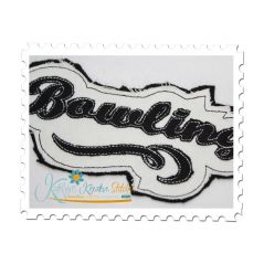 Bowling Distressed Applique