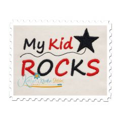 My Kid Rocks Satin 4x4