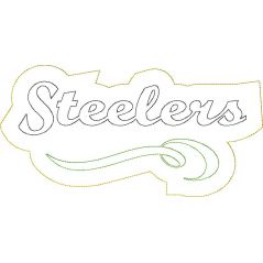 Steelers Distressed Applique Snap Shot