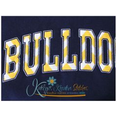Bulldogs Arched Close Up