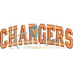 Chargers Arched 4x4 Satin Snap Shot