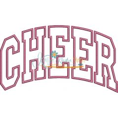 Cheer Arched Applique Snap Shot