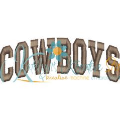 Cowboys Arched 4x4 Satin Snap Shot