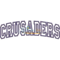 Crusaders Arched Applique Snap Shot