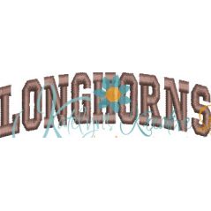 Longhorns Arched 4x4 Satin Snap Shot