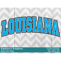 Louisiana Arched SVG